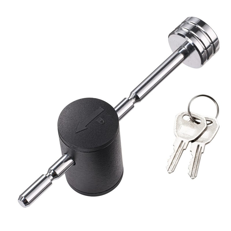CZC AUTO Trailer Tongue Coupler Lock Adjustable Trailer Coupler Pin Lock, Dia 1/4 Inch, 3 Inch Effectice Length Fits 1 Inch to 3 Inch Latch-Type Coupler for Towing Boat Truck RV Car Trailer - Image 1